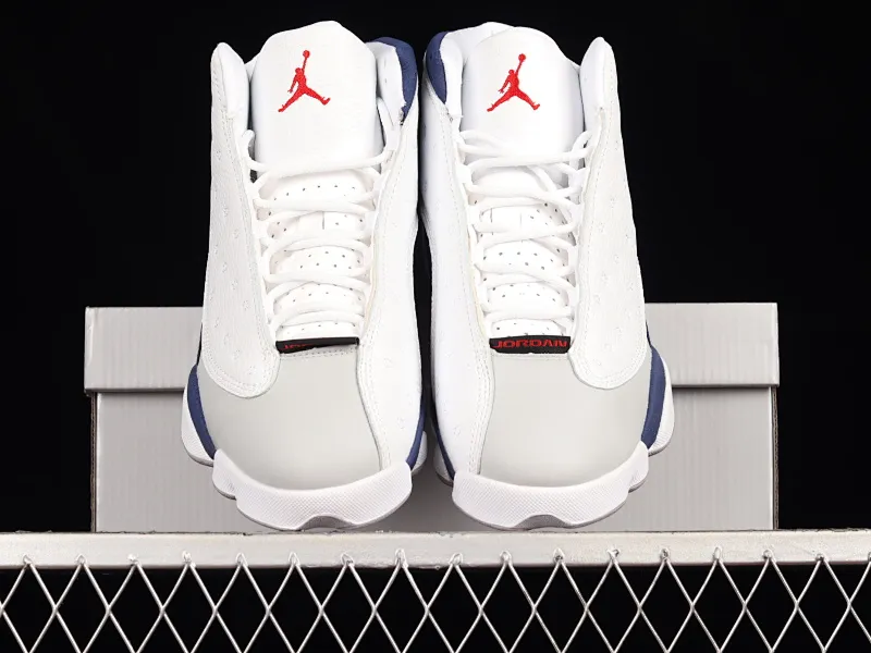 All categories Air Jordan Jordan series basketball shoes Air Jordan 13 Air Jordan 13 "Starfish Orange" AJ13 Joe 13 white and blue 414571-164